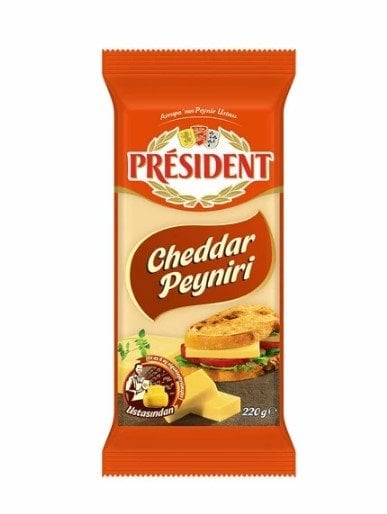 President Cheddar Peyniri 220 Gr