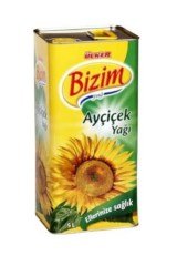 Bizim Ayçiçek Yağı Teneke 5 Lt