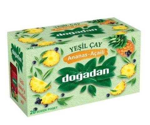 Doğadan Yeşil Çay Açaili 20'li 34 Gr