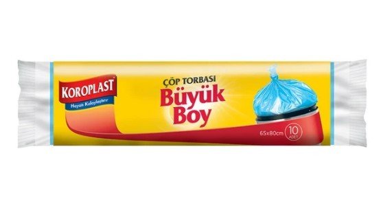 Koroplast Ekonomik Çöp Torbası Büyük Boy 10'lu