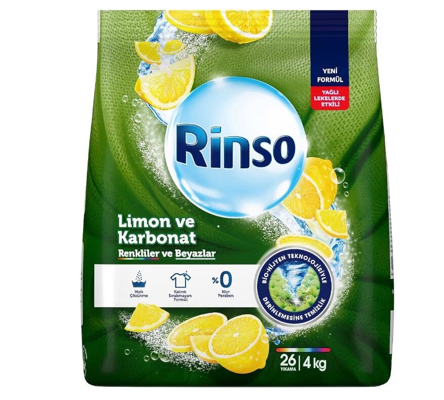 Rinso Matik Limon & Karbonat 4Kg