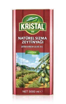 Kristal Dolgun Güçlü Natürel Sızma Zeytinyağı 5 Lt