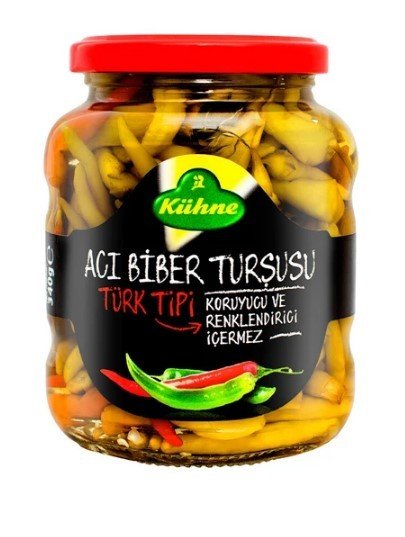 Kühne Acı Biber Turşusu Cam 325 Gr