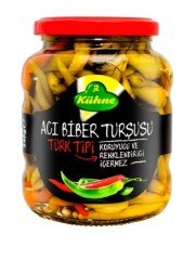 Kühne Acı Biber Turşusu Cam 325 Gr