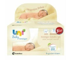 Uni Baby Yenidoğan Islak Mendil 3'lü 40'lı