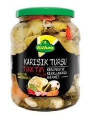 Kühne Türk Tipi Karışık Turşu 680 Gr