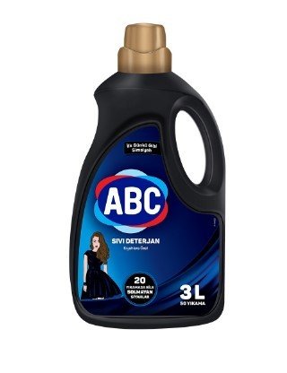 ABC Sıvı Çamaşır Deterjanı Siyahlar 3000 Ml