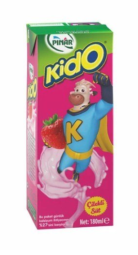 Pınar Kido Çilekli Süt 180 Ml