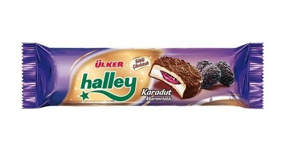 Ülker Halley Karadut Dolgulu Bisküvi 74 Gr