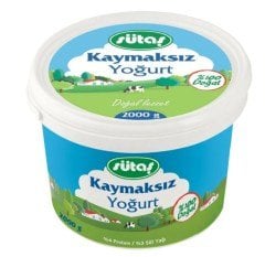 Sütaş Kaymaksız Yoğurt 2000 Gr