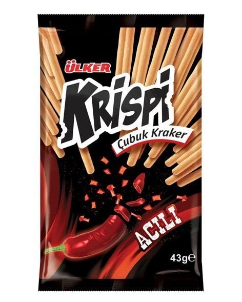 Ülker Krispi Acılı Çubuk Kraker 43 Gr