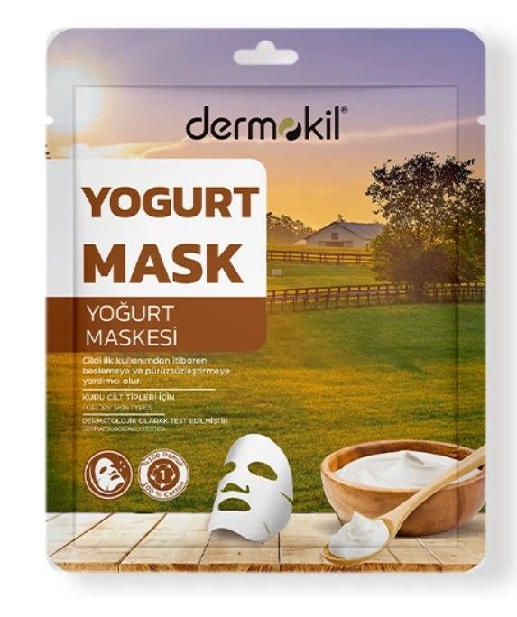 Dermokil Yüz Maskesi Yoğurt & Kuru Cilt 20gr