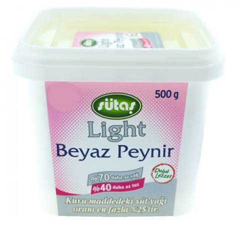 Sütaş Light Beyaz Peynir 500 Gr