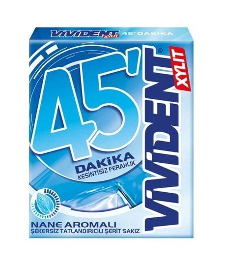Vivident 45 Dakika Sakız Nane Aromalı 12'li
