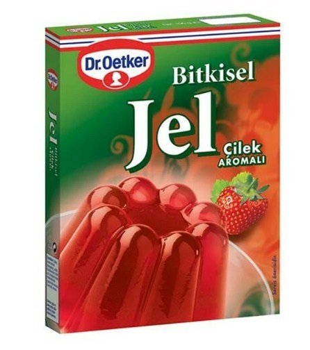 Dr. Oetker Çilek Aromalı Bitkisel Jel 100 Gr