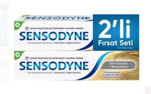Sensodyn Diş Macunu Tam Koruma & Beyazlatıcı 2x50ml