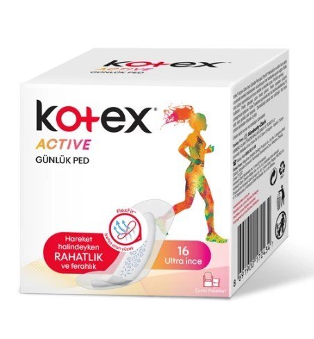 Kotex Active Ultra İnce Günlük Ped 16'lı