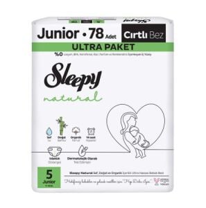 Sleepy Çocuk Bezi Natural Ultra No:5 Junior 78 li