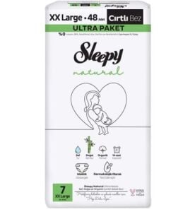 Sleepy Çocuk Bezi Natural Ultra No:7 XXLarge 48li