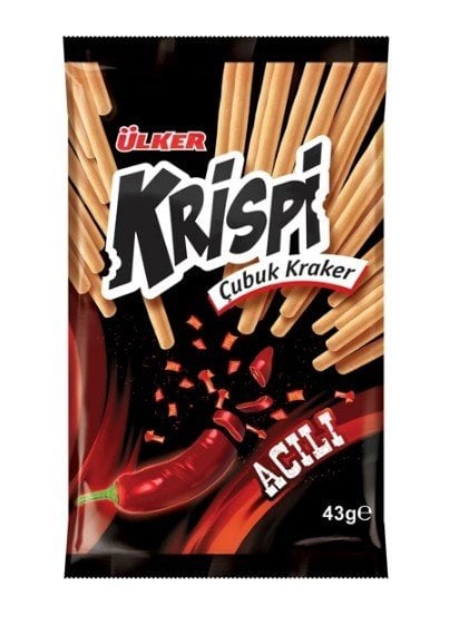 Ülker Krispi Acılı Çubuk Kraker 43 Gr