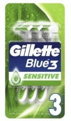 Gillette Blue3 Sensitive Tıraş Bıçağı 3'lü