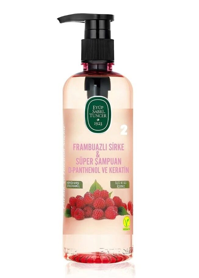 Eyüp Sabri Tuncer Frambuazlı Sirke Şampuan 500ml