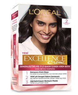 L'Oreal Excellence Creme 2 Siyah