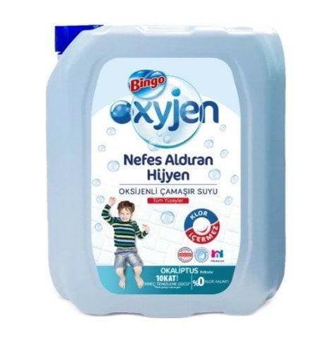 Bingo Oksijen Çamaşır Suyu Derin Hijyen 3240 Ml