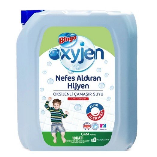 Bingo Oksijen Çamaşır Suyu Ferah Hijyen 3240 Ml