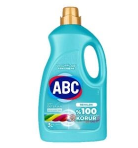 Abc Sıvı Çamaşır Deterjanı Renkli 3 Lt