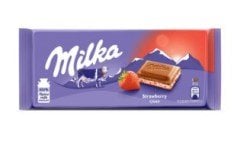 Milka Çilekli Yoğurtlu Tablet Çikolata 100 Gr