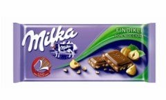 Milka Fındıklı Sütlü Tablet Çikolata 80 Gr