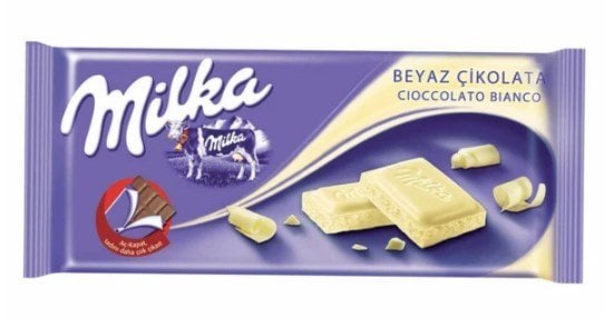 Milka Beyaz Tablet Çikolata 80 Gr