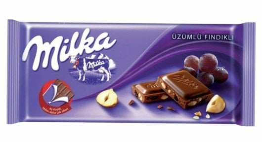 Milka Üzüm Fındıklı Tablet Çikolata 80 Gr
