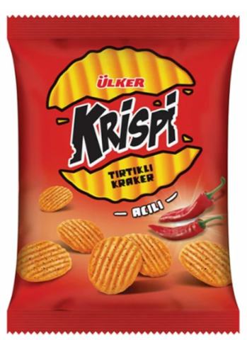 Ülker  Krispi Tırtıklı Acılı 48gr