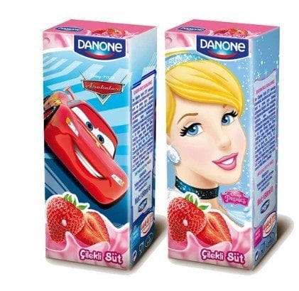 Danone Çilek Aromalı Süt 200 Ml