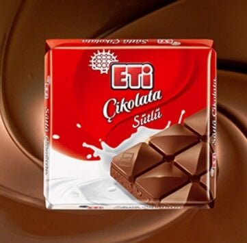 Eti Çikolata Sütlü Kare 60gr