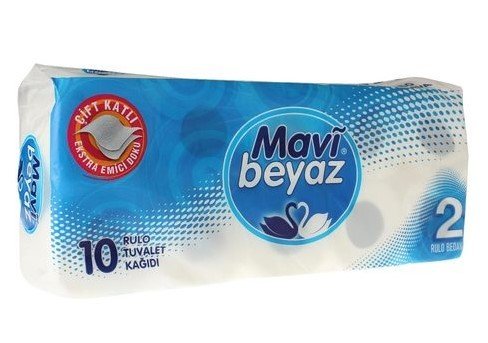 Mavibeyaz Tuvalet Kağıdı 10'lu