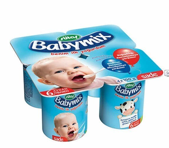 Sütaş Babymix Sade 4x100 Gr
