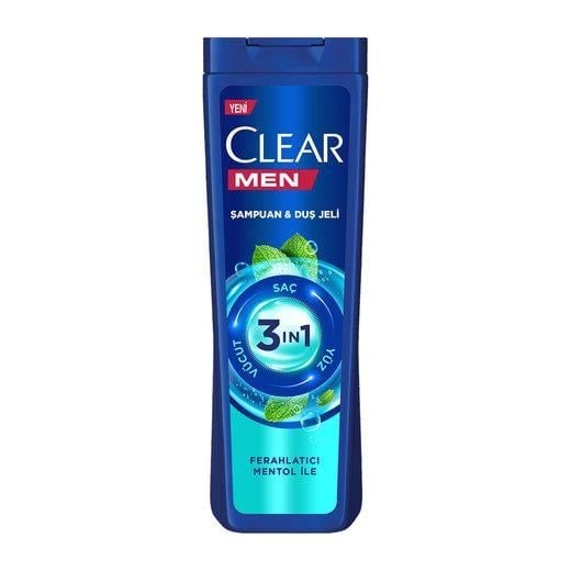 Clear Şampuan & Duş Jeli Men Cool 350ml