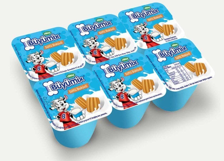 Sütaş Büyümix Sütlü Bisküvili 6x45 Gr