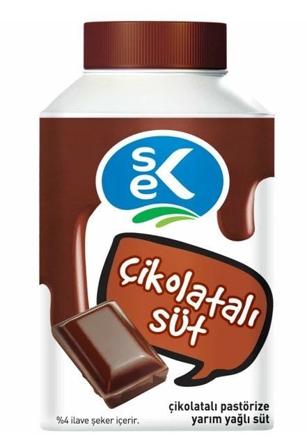 Sek Çikolatalı Pastörize Süt 200 Ml