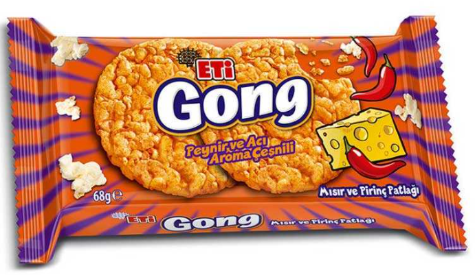 Eti Gong Peynir Ve Acı Aroma Çeşnili 68gr