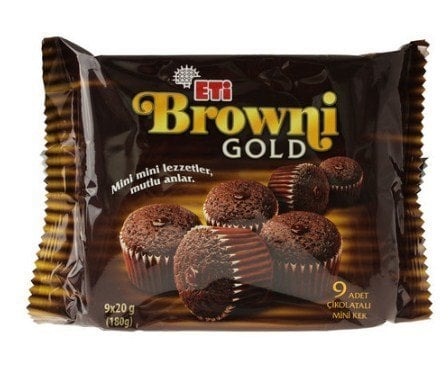 Eti Browni Kakaolu Gold Mini 180 Gr