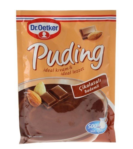 Dr. Oetker Çikolata Bademli Puding 104 Gr