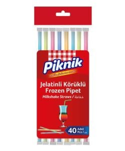 Piknik Jelatinli Körüklü Frozen Pipet 40lı